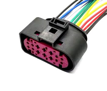 Роз'єм герметичний з проводами   1J0973737 VAG 14 PIN