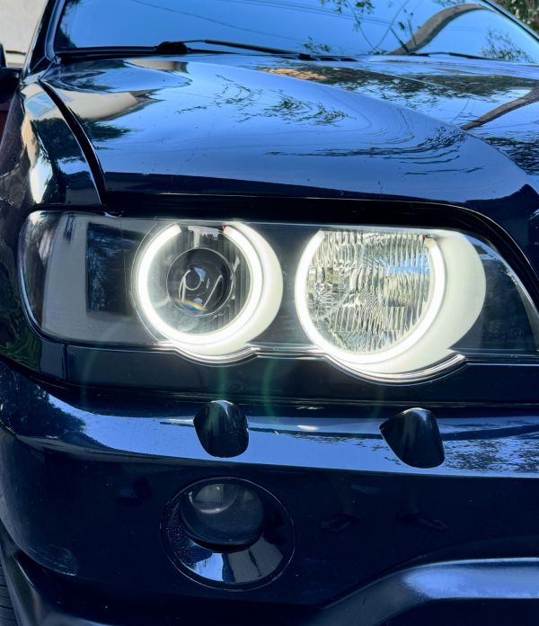 Ангельські очі LED Cotton BMW X5 E53 рестайлінг дорест