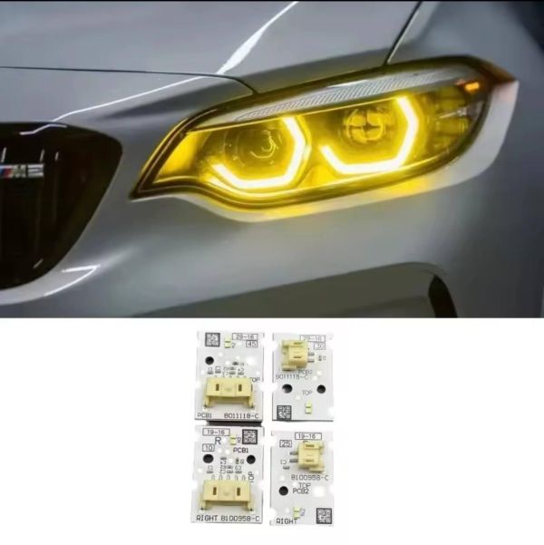 Світлодіодні плати ДХО для фар на BMW2  F23 F22 2018-2020 Adaptive led yellow(жовті)