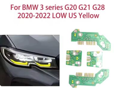 Світлодіодні плати ДХО для фар на BMW 3series G20 G21 G28 2020-2022 Led  USA, Європа  yellow(жовті)