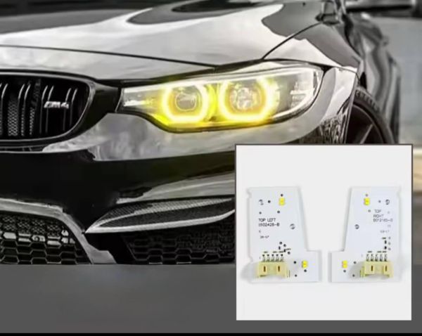 Світлодіодні плати ДХО для фар на BMW m3 m4 F32/F33/F36  LED 2017-2020 yellow(жовті)