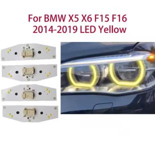 Світлодіодні плати ДХО для фар на BMW x5/x6 F15/F16 Full led 2014-2019 yellow(жовті)