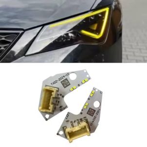 Світлодіодні плати ДХО для фар Seat Leon yellow 2017-2019