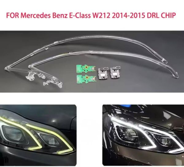 Світлодіодні плати ДХО для фар на Mercedes Benz E Class w212 Led 2014-2015 
