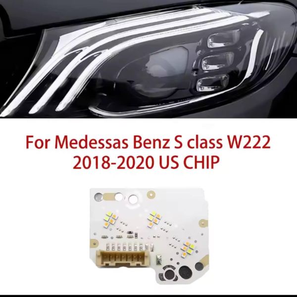 Світлодіодні плати ДХО для фар на Mercedes Benz  S class w222 2018-2020 USA