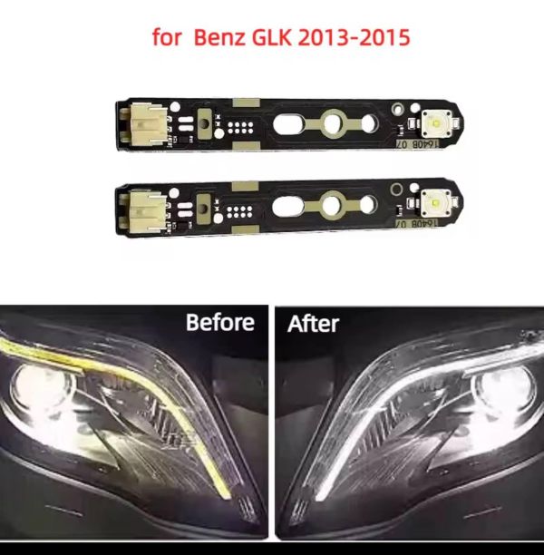 Світлодіодні плати ДХО для фар на Mercedes Benz GLK  2013-2015