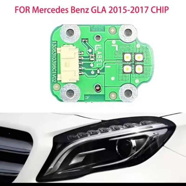 Світлодіодні плати ДХО для фар на Mercedes Benz  GLA 2015-2017