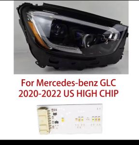 Світлодіодні плати ДХО для фар на  Mercedes Benz GLC 2020-2022 USA HIGH
