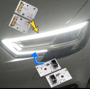Світлодіодні плати ДХО для фар на Audi a3 led 2017-2020