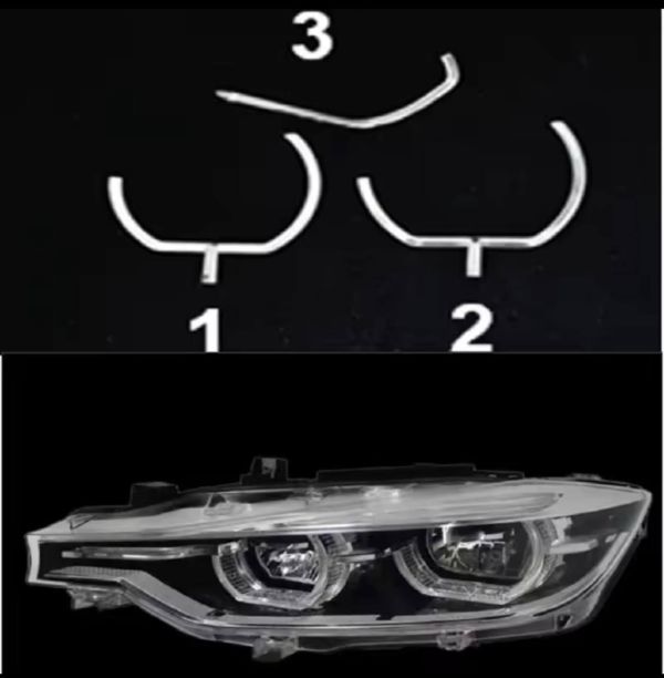 Світловоди для фар на bmw3 f30 full led 2016-2019