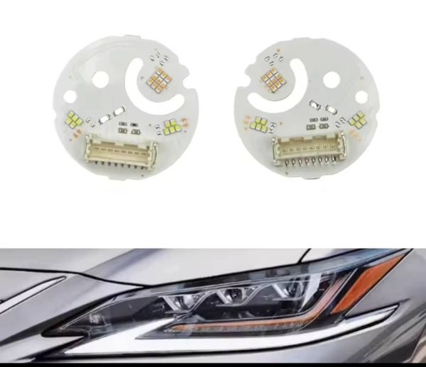 Світлодіодні плати ДХО для фар на   Lexus ES white 2022-2024