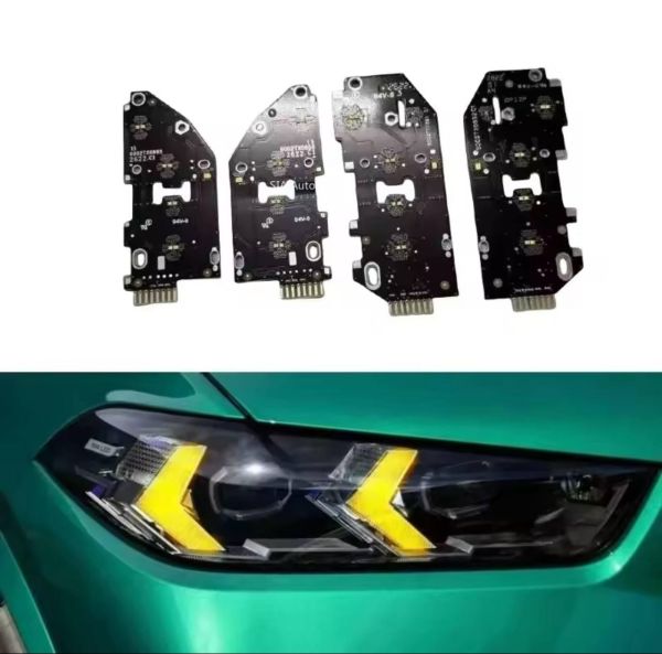 Світлодіодні плати ДХО для фар на  BMW X5 G05/G06 2023-2025yellow(жовті)