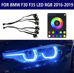 RGB dlr ангельські на BMW F30 LCI рест 2016-2019