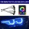 RGB dlr ангельські на BMW F30 LCI рест 2016-2019