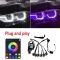 RGB dlr ангельські на BMW F30 LCI рест 2016-2019