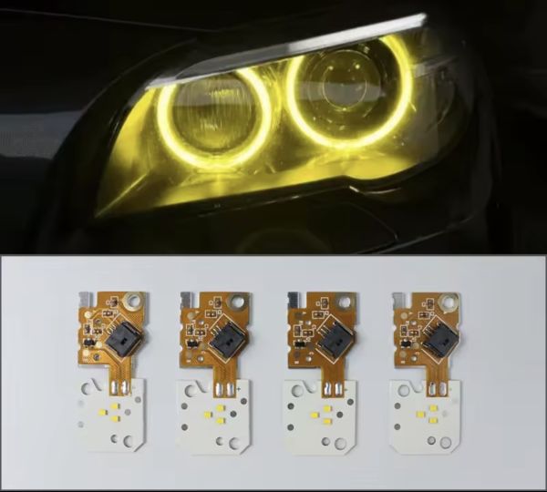 Світлодіодні плати ДХО для фар на BMW 5 F10 2014-2017yellow(жовті)