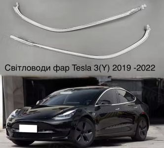 Світловоди для фар на Tesla 3 (Y) 2019-2022