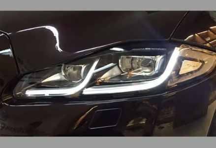 Світловоди фар Jaguar XJ 2016-2018 року