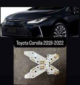 Світлодіодні плати ДХО для фар на Toyota Corolla 2019-2021 року