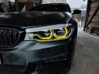 Світлодіодні плати ДХО для фар на BMW 5 G30/G38 2018-2020 Adaptive led yellow(жовті)