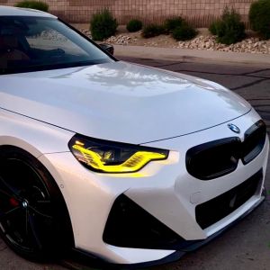 Світлодіодні плати ДХО для фар на BMW 2series M2 G42/G87 yellow(жовті)