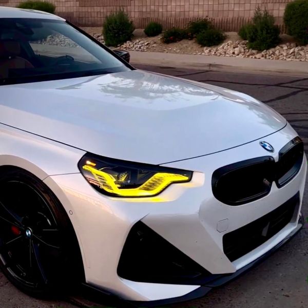 Світлодіодні плати ДХО для фар на BMW 2series M2 G42/G87 yellow(жовті)