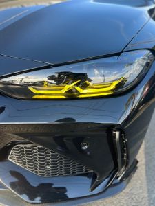 Світлодіодні плати ДХО для фар на  BMW m4 (i4) G22 2021-2024 yellow(жовті)